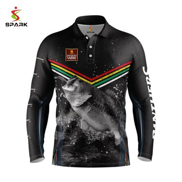Customized Breathable Sublimation Fishing Polo Shirt