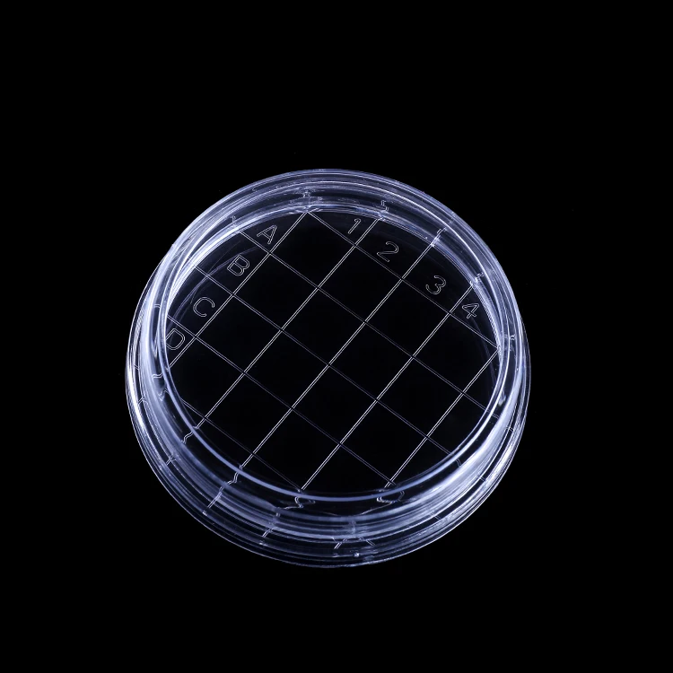 Плоская чаша Петри 65 мм с сеткой, одноразовая Стерильная пластиковая чаша Петри 65*15 мм с крышкой, точные сборы семян