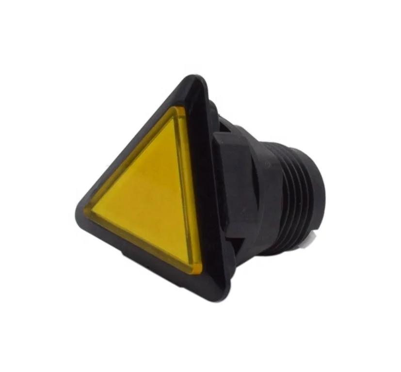 
high quality casino slot POG game machine triangle illuminated square push button switch 