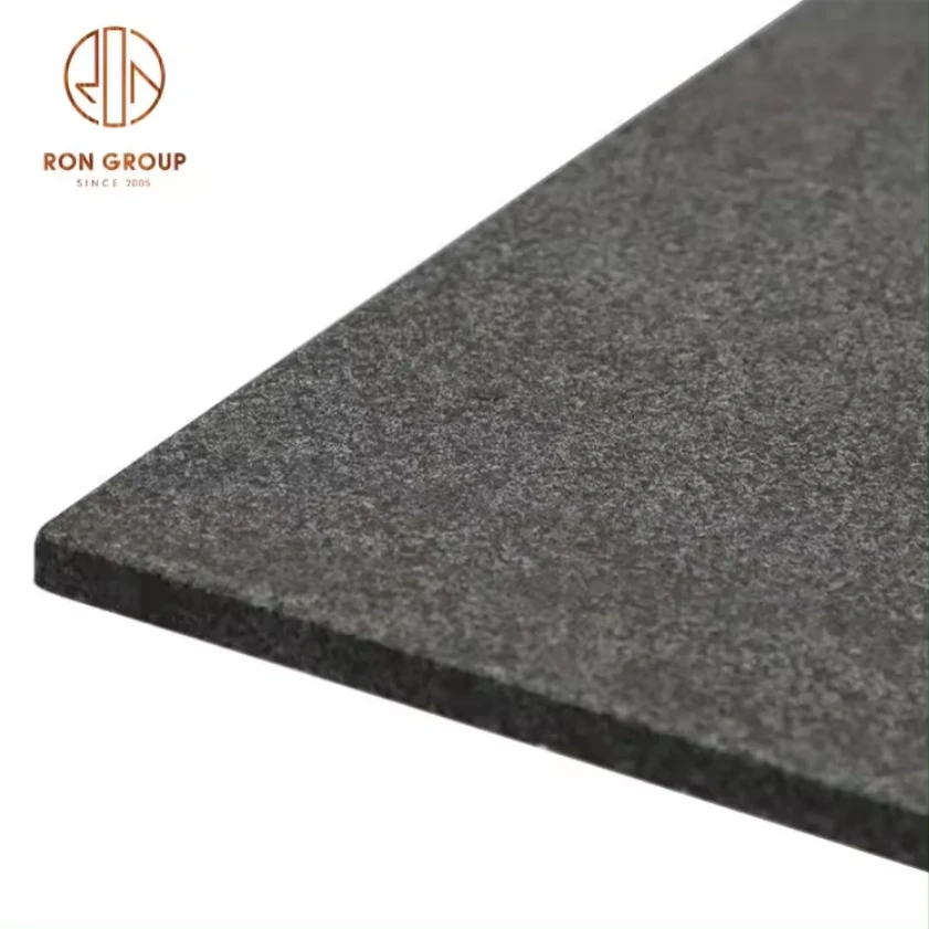 Factory Direct Sale Modern Fashion Nice Black Square Cedar Stone Slate Table For Restaurant Coffee Shop