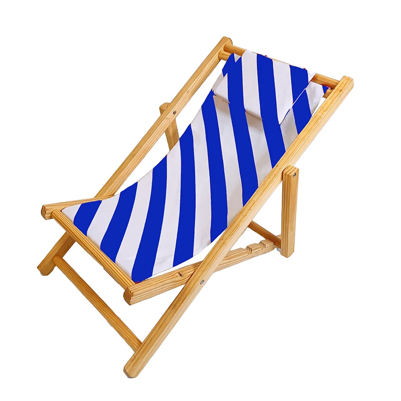 Christmas Day gift children small child   Reclining Wood Beach Canvas Outdoor  Camping Leisure Picnic Folding Chair