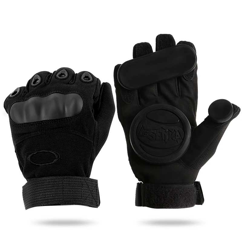 best price cheap sports skateboards longboard two slide gloves