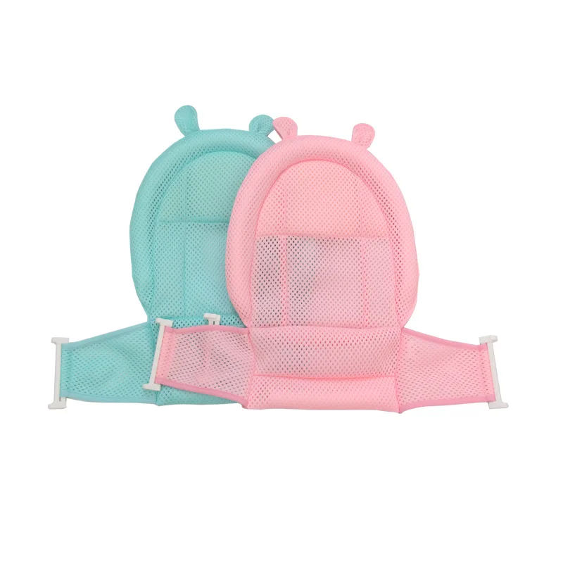 
Принадлежности для мамы и ребенка, детский t-образный сетчатый Карманный Регулируемый Коврик для ванны для новорожденных 