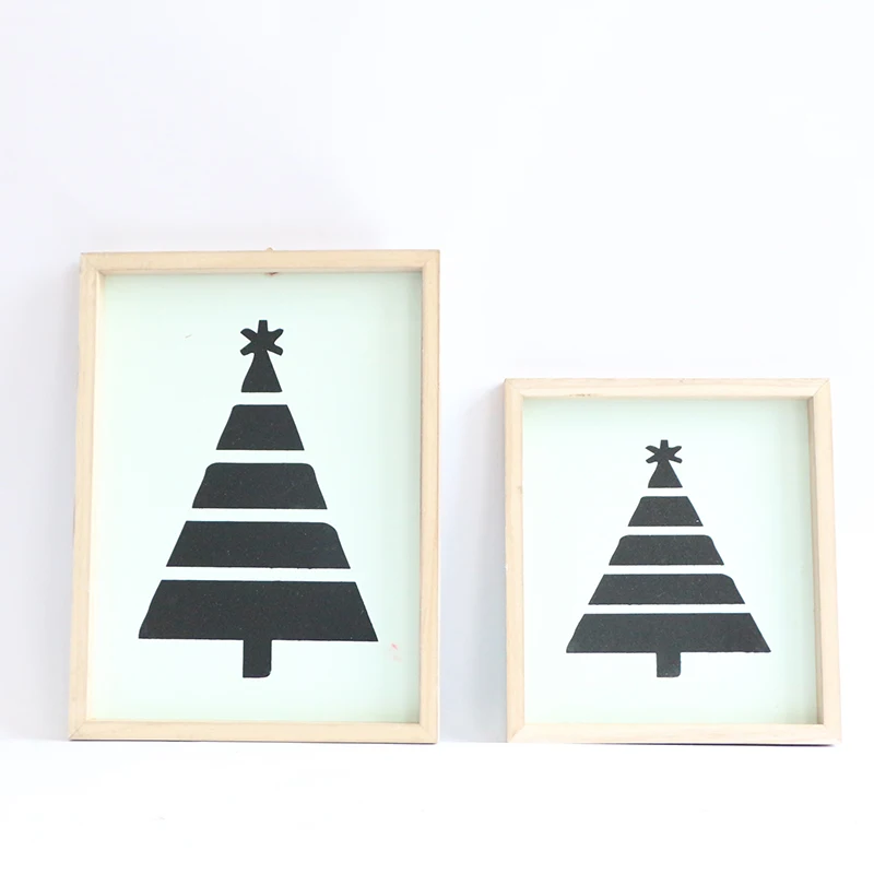 
Wholesale High Quality Wooden Frame with Painted Nails String Folk Arts 