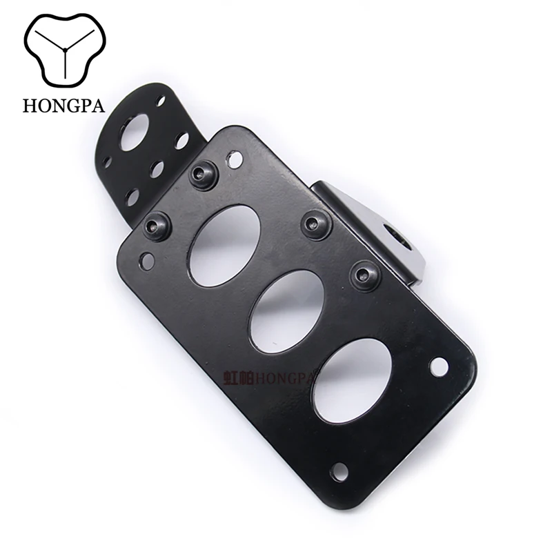 Универсальный алюминиевый сплав задний фонарь номерной знак Боковое крепление для стойки с держателем и аксессуары