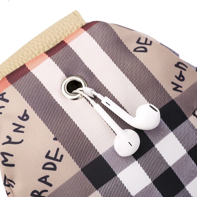 
Hot Sale Multicolor Printed Sling Nylon Leather Custom Anti Theft Crossbody Bag 