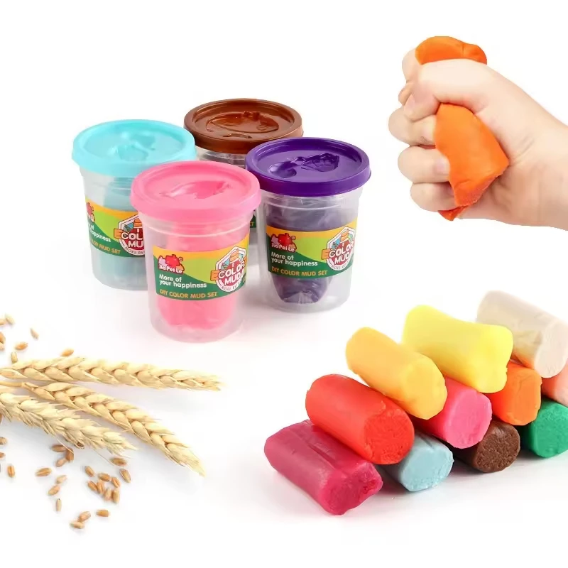 Bview Art Soft Educational Play Dough Toy Intelligent Wholesale Kids Play Dough Bulk Non Dry Clay