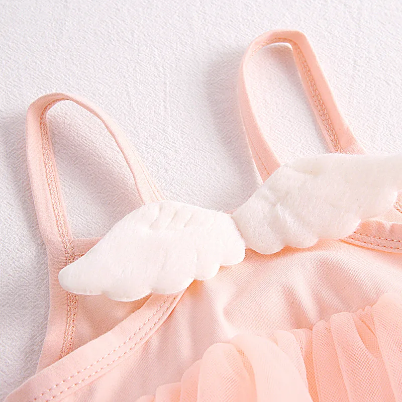 summer baby clothes baby girls wings condole triangular net yarn, skirt romper dress