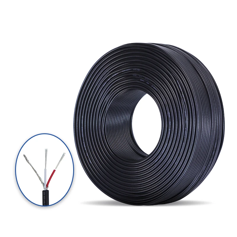 UL2547 черный 20awg 24awg 26awg 3 Core 4 жильный экранированный провод рулон ПВХ изоляцией 2547 аудио сердечник из луженой меди сигнал USB кабель для передачи