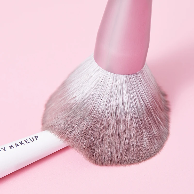 HAPPYMAKEUP High Quality Beauty Brush Set 10pcs Soft Vegan Hair Wholesale Promotion Cheap Makeup Brush Set With Bag