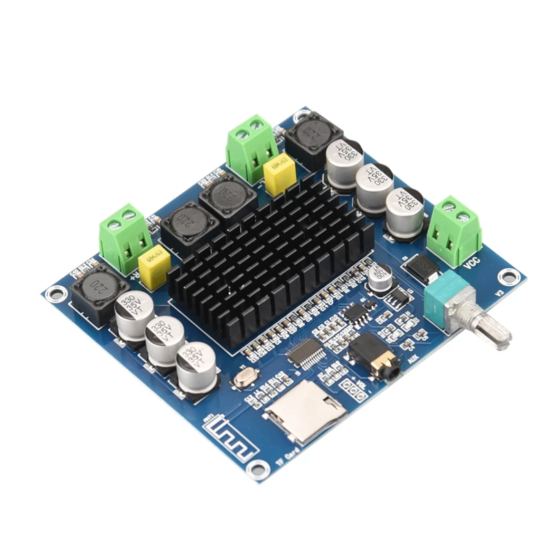 XH-A105 BT 5 0 TDA7498 цифровой усилитель доска 2x100 Вт динамик стерео аудио модуль усилителя Поддержка