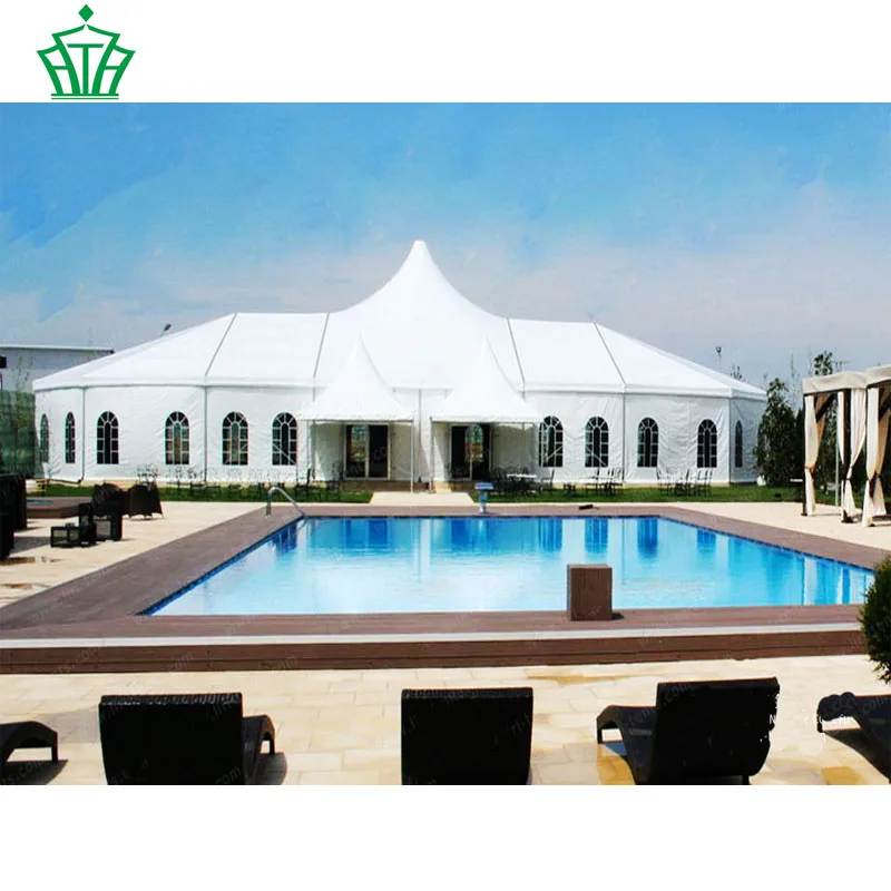 Best Price Luxury Decorate Hotel Dining Room Ceremony Banquet Tent White Wedding Tent