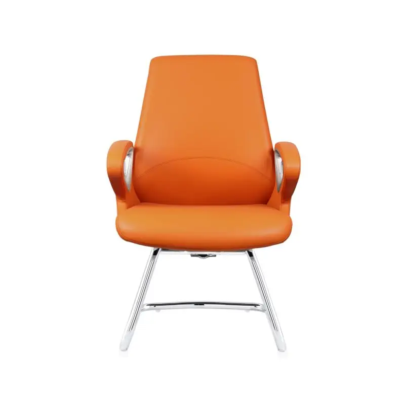 Лидер продаж эластичные стулья высокого качества из искусственной кожи офисное кресло для встреч без колес