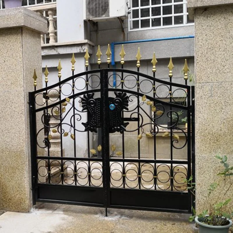 Australian arch steel doors wrought iron villa gate designs