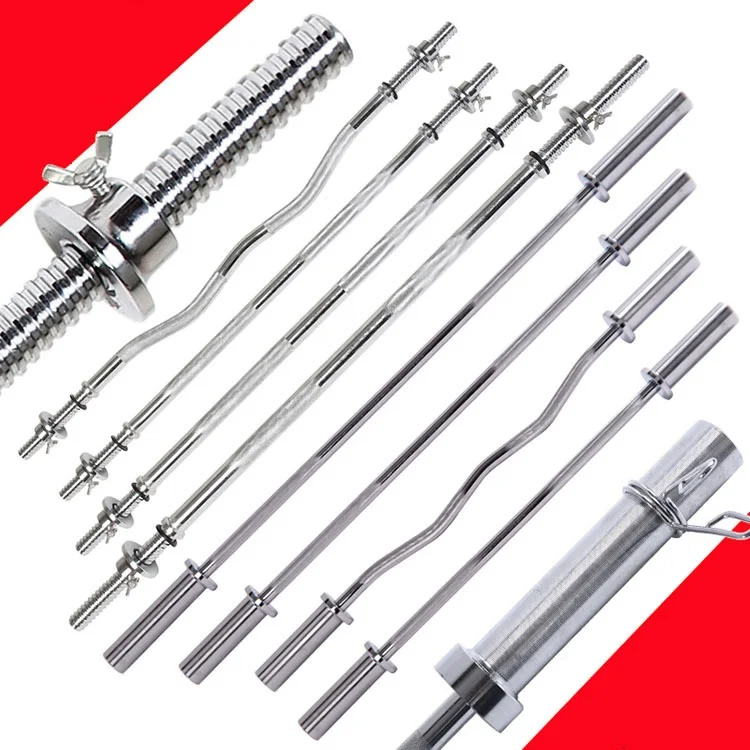High quality gym olymp barbell bar curl barbell bar weight lifting curved barbell bar
