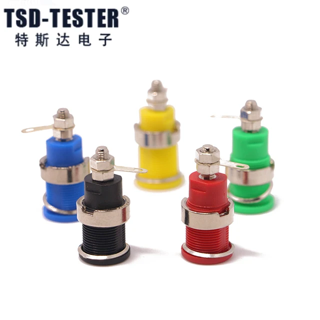 4mm Electrical rca Industry Binding Post Waterproof xlr Banana Power Panel Mount Jack  Connector Socket
