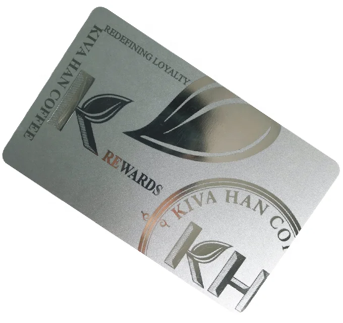 Customized Printing  PVC Cards with embossed number overlay for high quality pvc business card