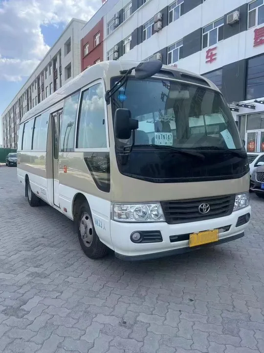 China used engine coaster bus minibus used toyota coaster 30 seater bus for sale