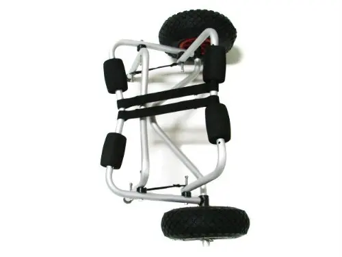 High Quality Portable Aluminum Profile Wheeled Trolley/Universal Kayak Trolley