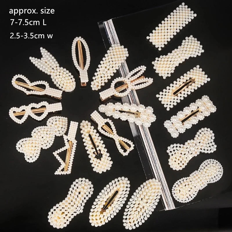 
Fashion Gifts For Girl White Pearl Hairpins 