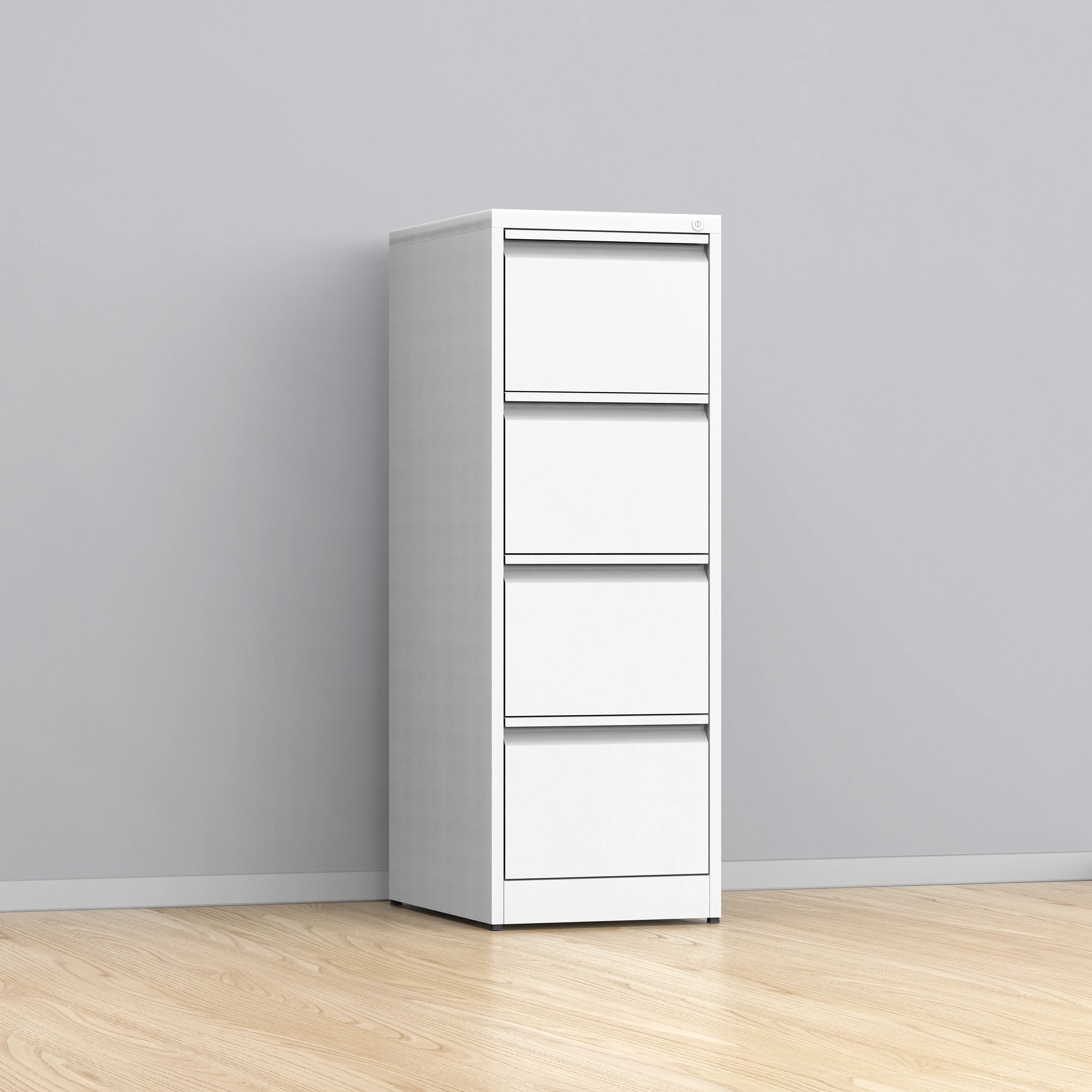 Metal Storage Cabinet with 4 Locking and 4 drawers under Desk Metal Filing Cabinet for Legal/Letter/A4 File Fully Assembled