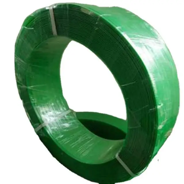 PET Strap Roll Price Plastic Banding Packing Roll Embossed High Tension Green Packing Belt Packing Belt Band