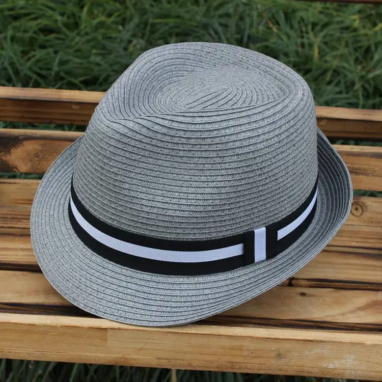 GG Wholesale Purple Straw Hat For Men And Women  Sunshade And UV Protection With Brim Hat