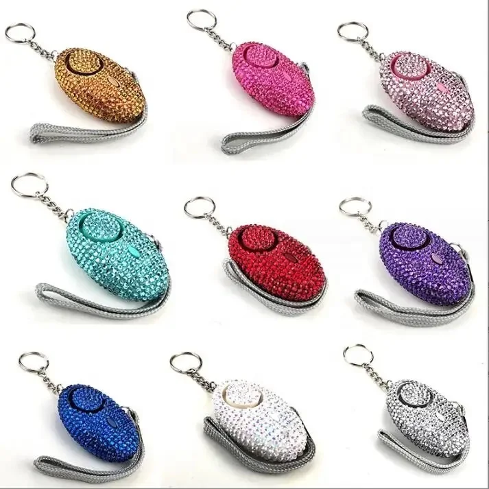 Wholesale Self Defense Keychain Set Accessories Supplies Spray Bottle Case Personal Safety Alarm Self Defense Keychain for Women