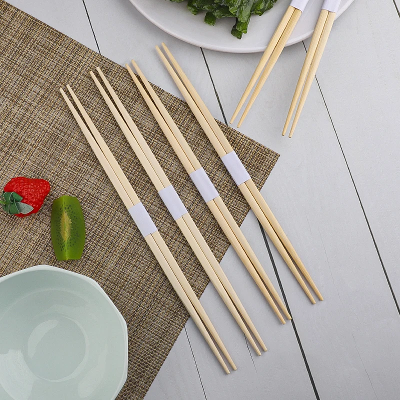Environmental protection disposable two point double ended bamboo chopsticks suitable for chinese restaurant