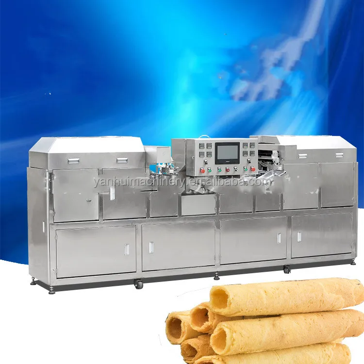 Time Saving Wafer Stick Making Machine / Egg Roll Rolling Machine / Sausage Egg Roll Machine