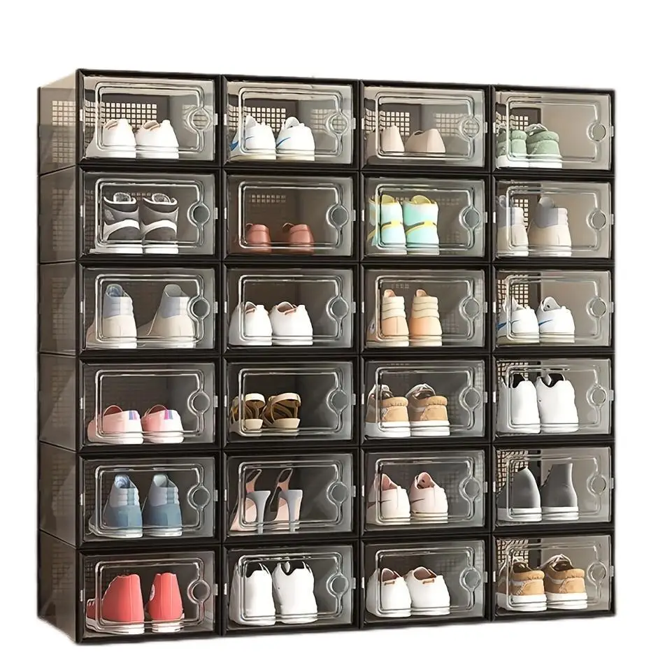 Manufacturer Wholesale Factory Price Cependable performance Clear Shoe Box Shoe Box Stackable Mini Shoe Box