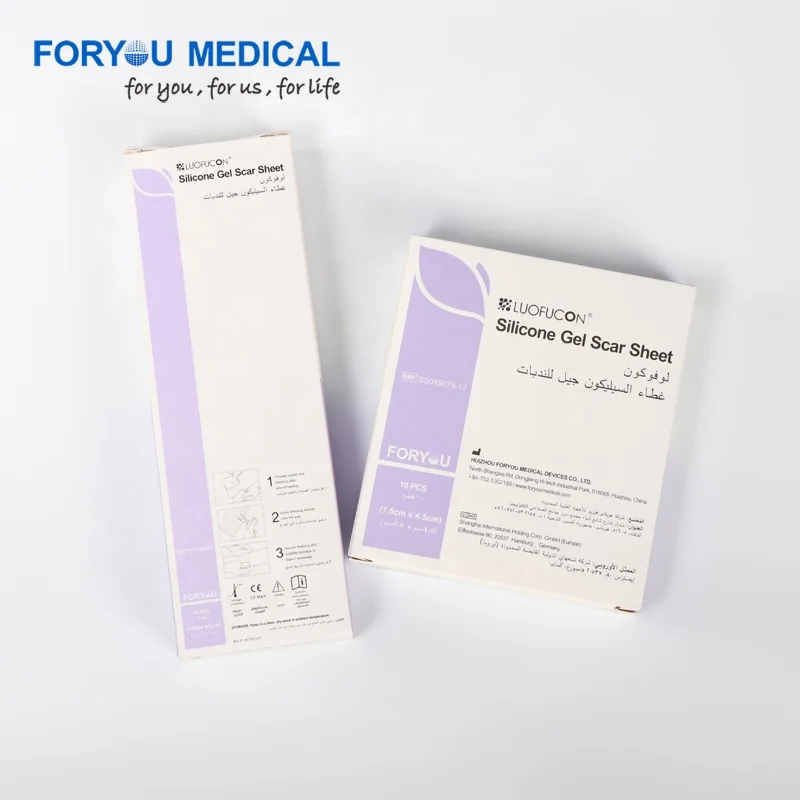 Wholesale Medical Grade Keloid Scar Away Removal Silicone Gel Scar Treatment Remover Pads Patches Strips Sheets For Keloid Scars