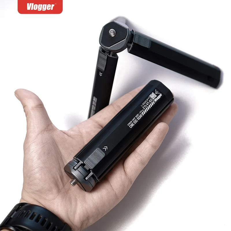 Tripod two-stage bracket SLR mobile phone portable desktop bracket adjustable height camera accessories