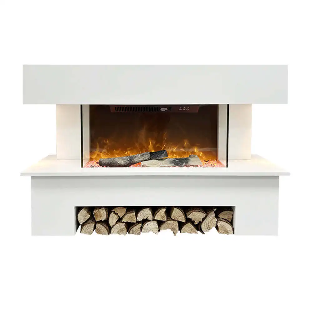 2024 New Household Light Colored All Match 220v 240v Freestanding Fireplace With Light