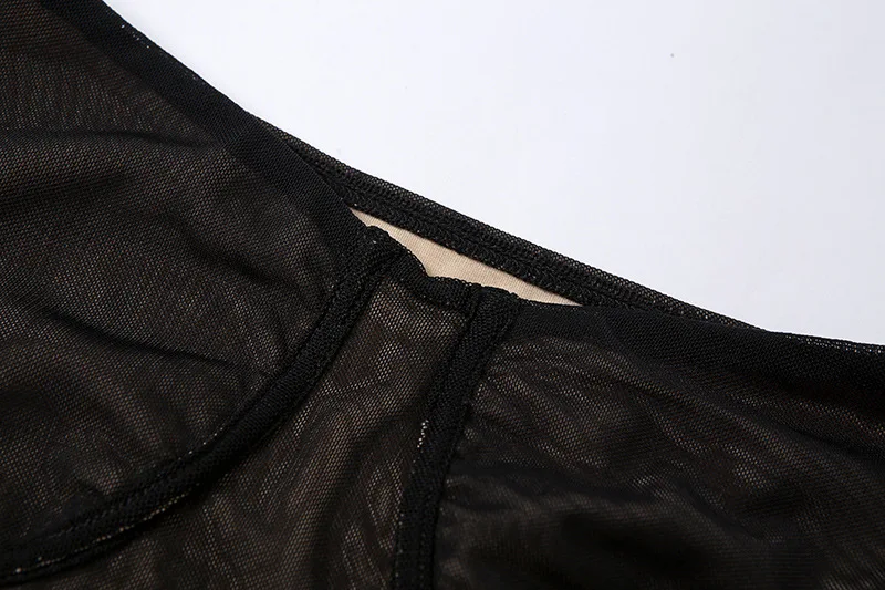 PDEP new arrival sexy low cut tight fitting nightclub dress for women long puff sleeve fancy slim hip mini dress for ladies