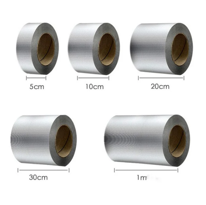 High temperature resistance conductive aluminum foil tape insulation rubber fireproof and waterproof tapes for ventilation duct