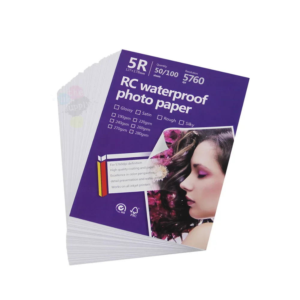 Matt Glossy Photo Printing Paper Mini Size Portable Photographic Photo Copy Paper A4