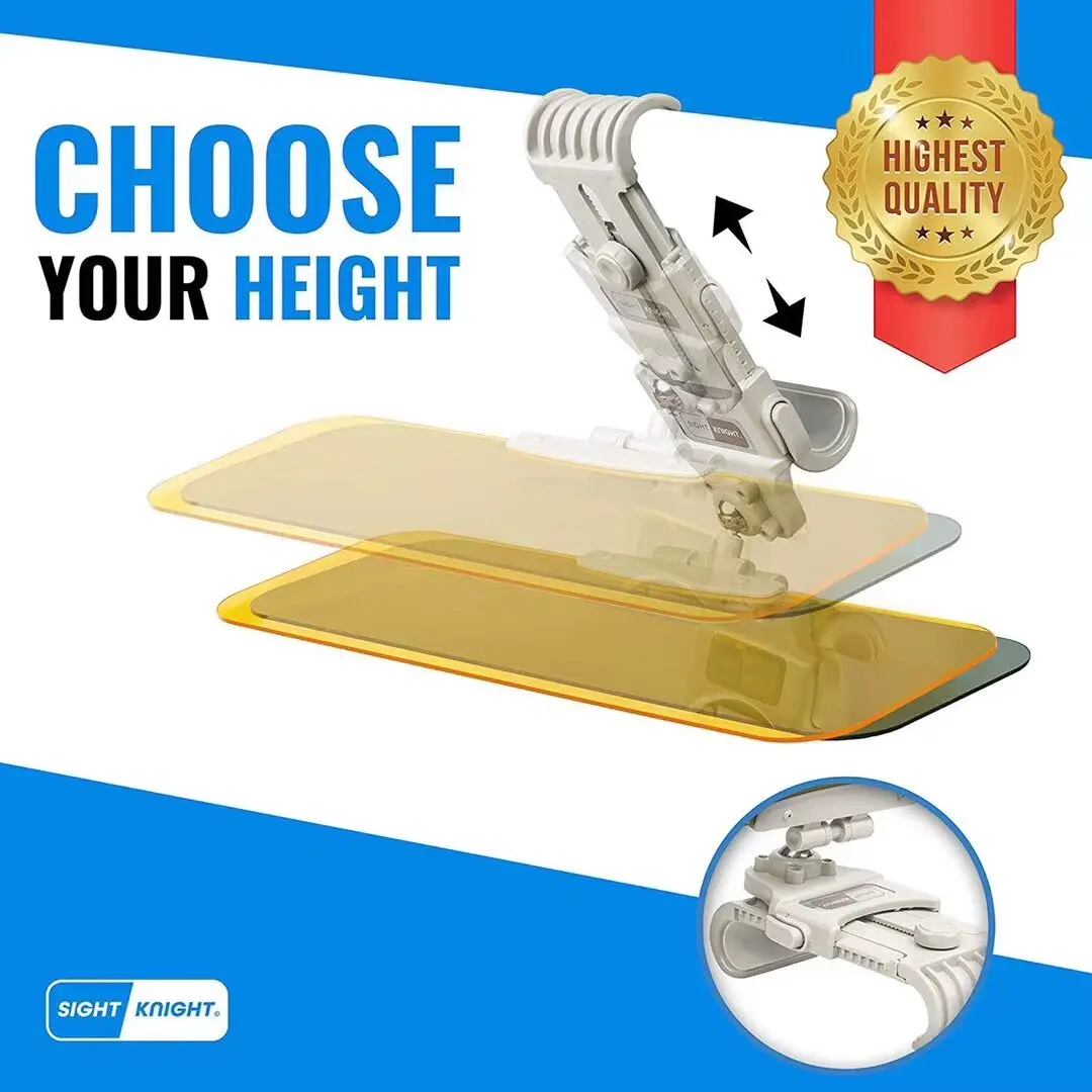 
2 in 1 day and night anti-glare car sun visor must have in summer 
