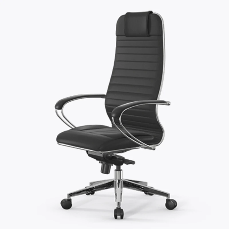 Factory price high back executive boss swivel chair height adjustable PU leather office chair