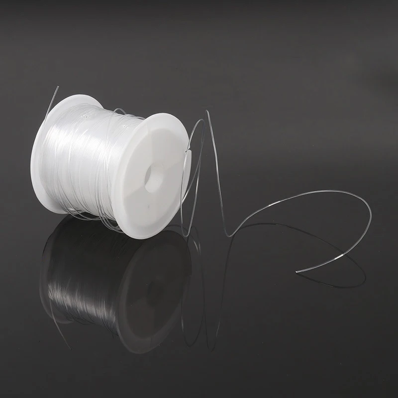 0.35mm 200m Small Cones Invisible and Soft Nylon Monofilament Fishing Thread for DIY Elastic Beading