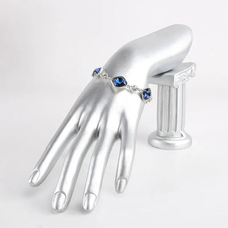 Shaped Hand Jewelry Display Stand Velvet Hand Model Ring Bracelet Bangle Hanging Organizer Stand