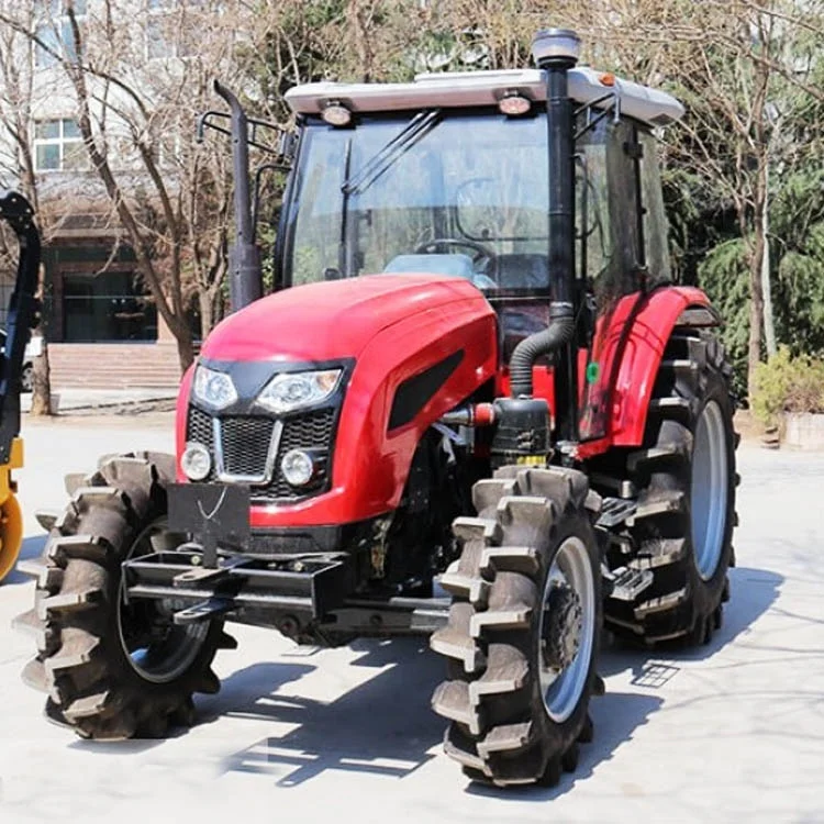 Хит продаж хорошая цена сельскохозяйственный трактор 90hp 4WD с различными насадками