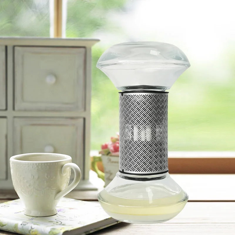 Wholesale custom luxury new design hourglass reed diffuser bottle home aroma scent diffusers