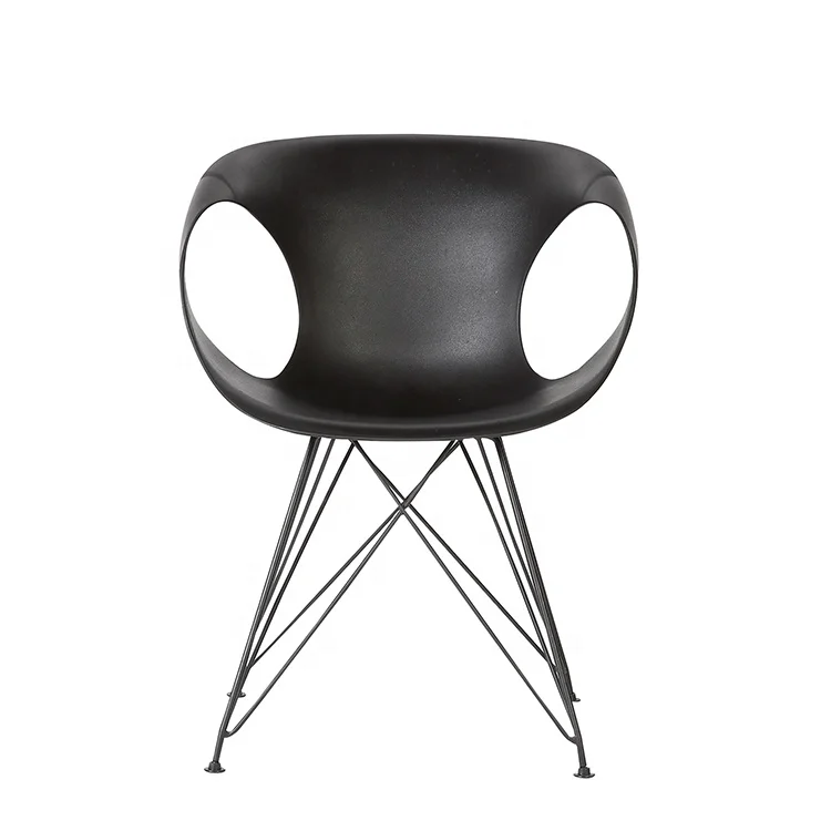 Silla Chairs Dining Tulip Plastic Hot Sale Modern Luxury Nordic Home Kitchen Restaurant with Leather Cushion Home Furniture Cafe