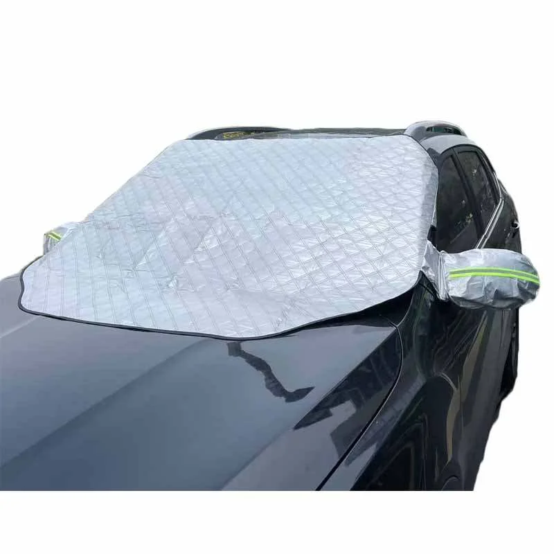 cr Front Universal Anti-UV Anti-snow Waterproof Best Car Cover Custom Logo Car Cover Silvery In Winter