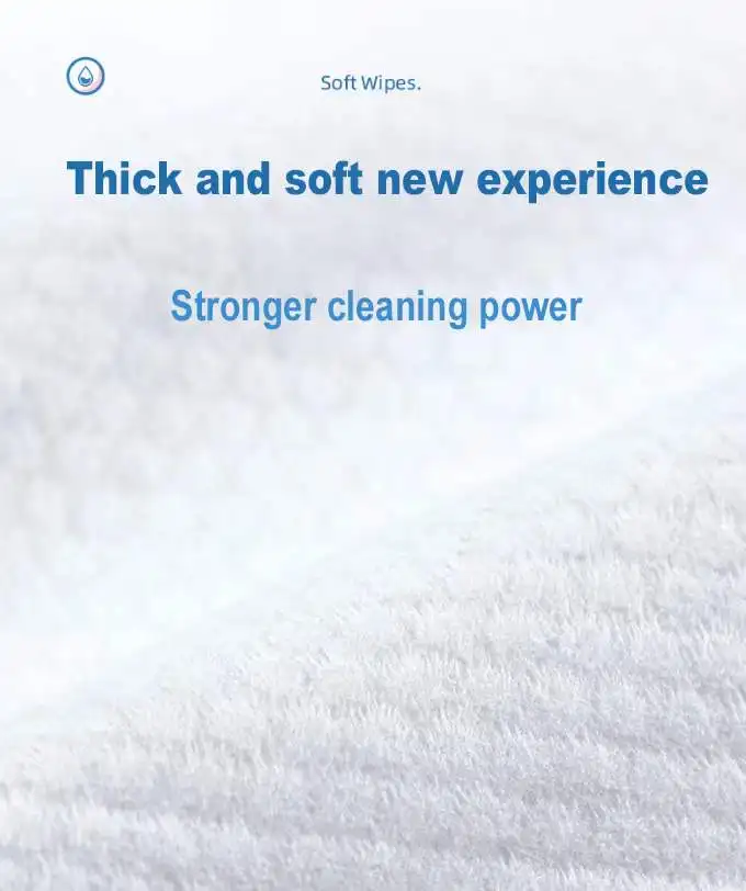 Custom Logo Soft Thickened Cotton Wet Towel Spunlaced Non-woven Universal Wet Towel