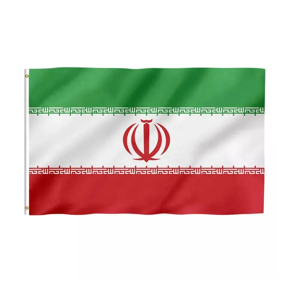 Hot Sale Factory Custom Country Flags National Iran Flag Polyester 3*5ft Ir Custom Iranian National Banner Flag Of Iran