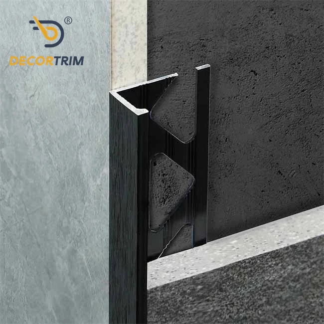 Prolink Metal Custom Factory Ceramic Wall Corner Edge 10mm L Shaped Corner Strip For Tiles Metal Aluminium Profile Tile Trim