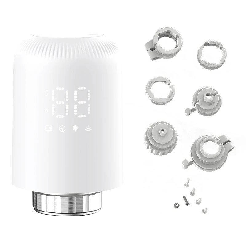 New TRV Zigbee Tuya3.0 Home Heating Temperature Control Smart Radiator Valve With Alexa