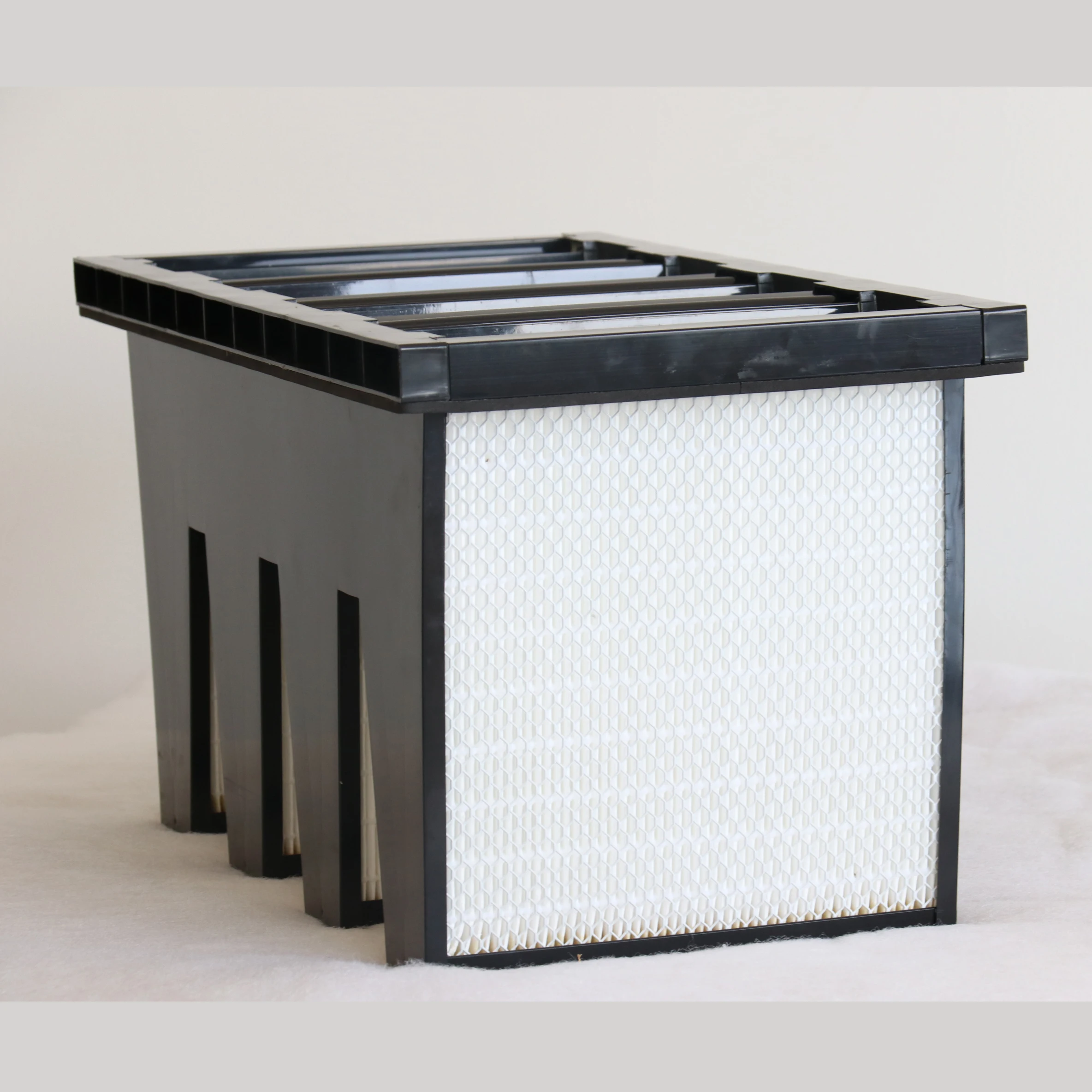 Прямые продажи с завода, пластиковая рамка, мини-складка, стекловолокно, медиа фильтр HEPA Box